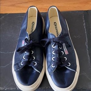 Navy Leather Supergas